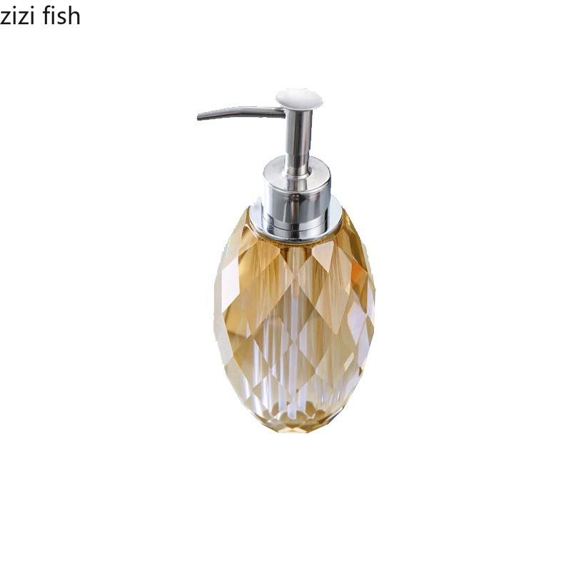 Sticlă de cristal pentru loțiune, sticlă de îmbuteliere, sticle de dezinfectant pentru baie, sticle de șampon și gel de duș, dozator de săpun