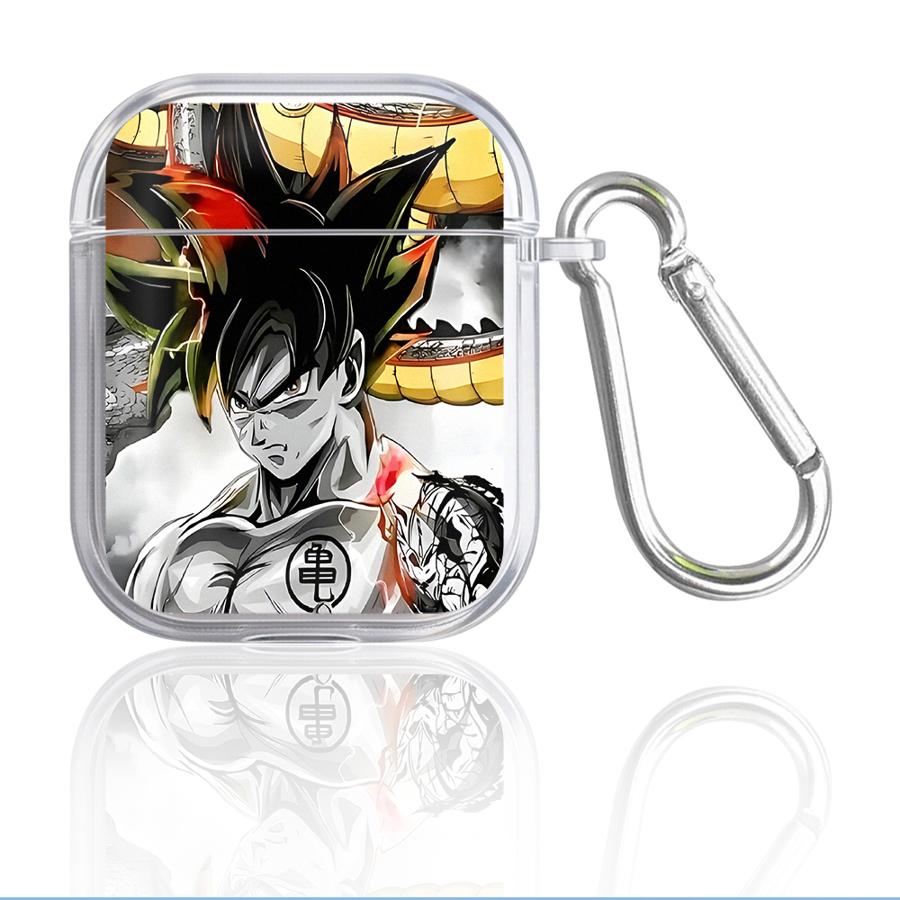 D-Dragons Balls Goku Huse transparente pentru căști Husa pentru Airpods 4 3 Pro2 1 Pro 2 Pro3