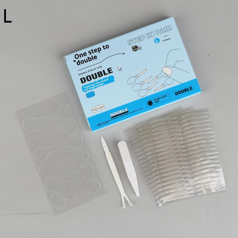 

120Pcs Invisible Double Eyelid Stickers Waterproof Natural Long-Lasting with Tool Transparent Eyelid Strips for Eye Makeup