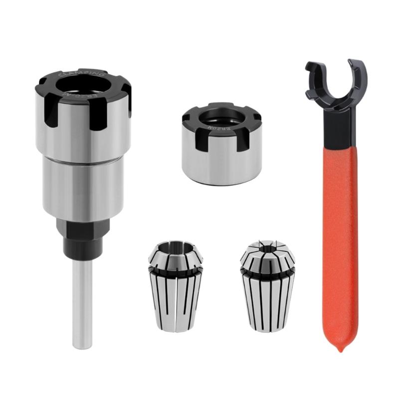 Router Shank Extension Rod Chuck Holder Extender Adapter ER20 Spring 6.5mm 12.7mm for Metalworking, Woodworking