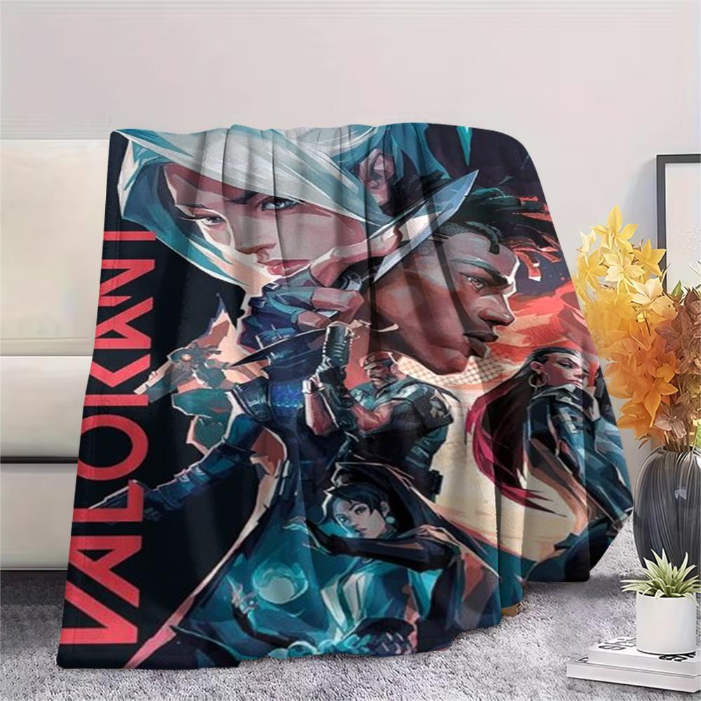 VALORANT Print Flannel Blanket,High Quality Comfortable for All Seasons,Home Decor,Warmth and Comfort,Perfect for Christmas Gifts