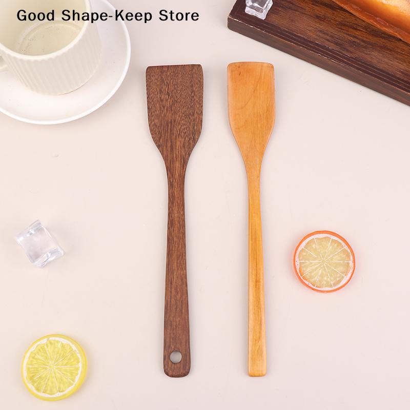 Wooden  Natural Wood Is Safe And Durable For Spatula Rice Ladle Soup Spoon Kitchen Cooking ToolsHome Restaurant Kitchens