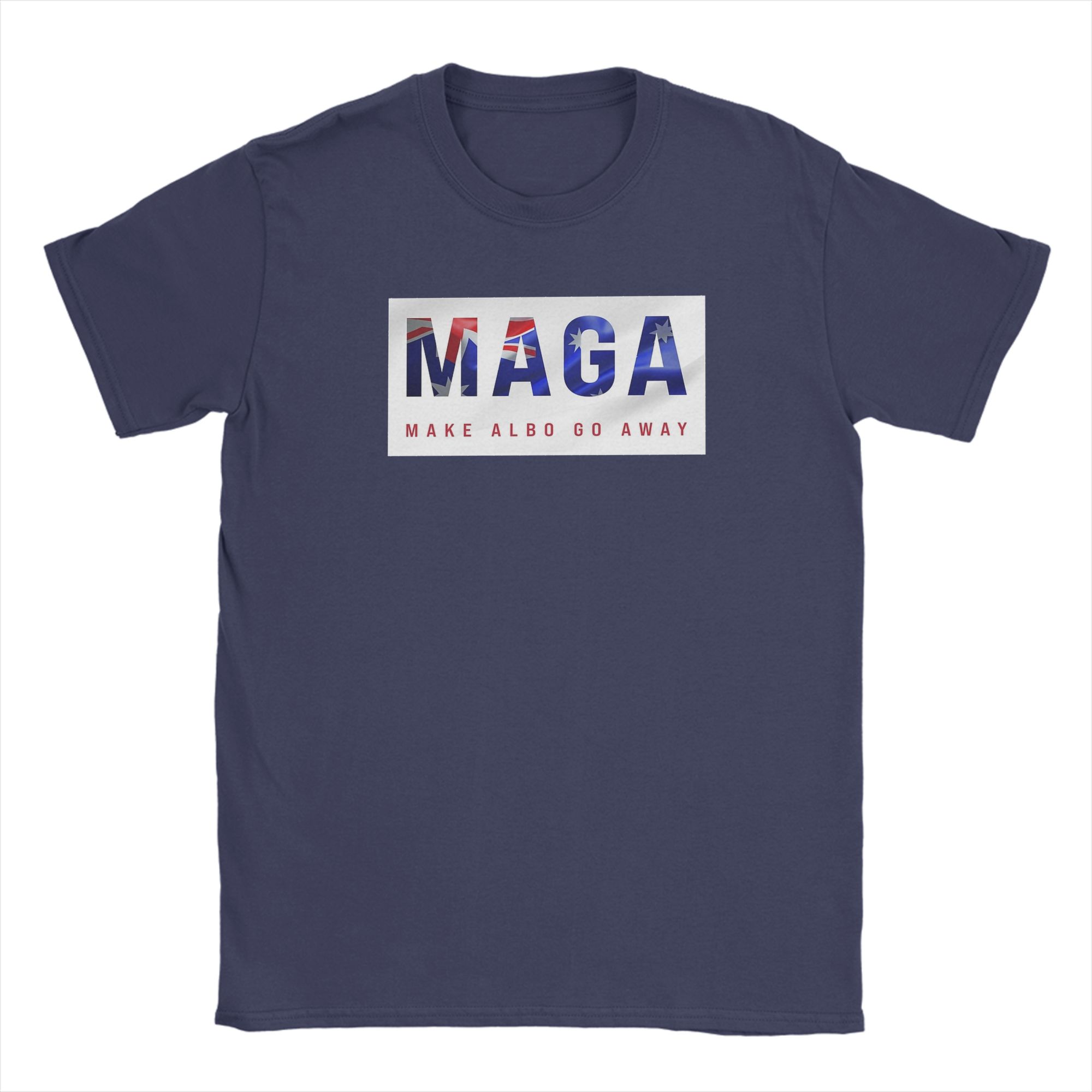 

MAGA Make Albo Go Away TShirt for Men Vintage Pure Cotton Tees O Neck Short Sleeve T Shirts Big Size Clothes 3XL