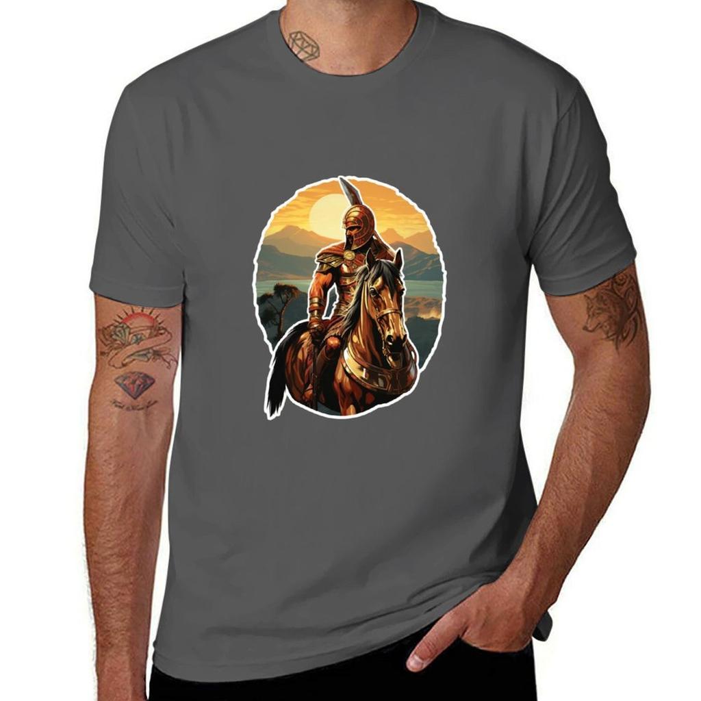 Cyber Spartan Horse Sparta Spartan Warrior Spartan Blue Warrior Tshirt Trendy Pattern Tshirt For Unisex