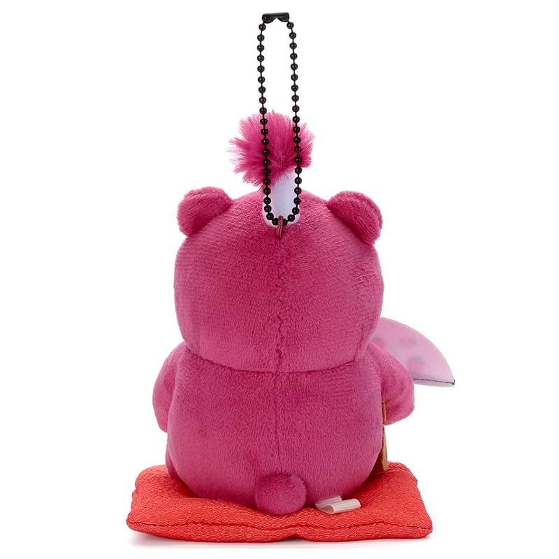 Takara Tomy Arts Pixar Character Toy Story 30th Anniversary Ball Chain Mascot Lotso (Evil Magistrate) Plush Toy, approximately 14cm tall