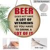 2D Flat 1pc, 8x8 in, You Need A Lot of Beer Themed Aluminum Metal Sign, Suitable for Bedrooms, Kitchens, Dining Rooms and Bars- Ideal for Home