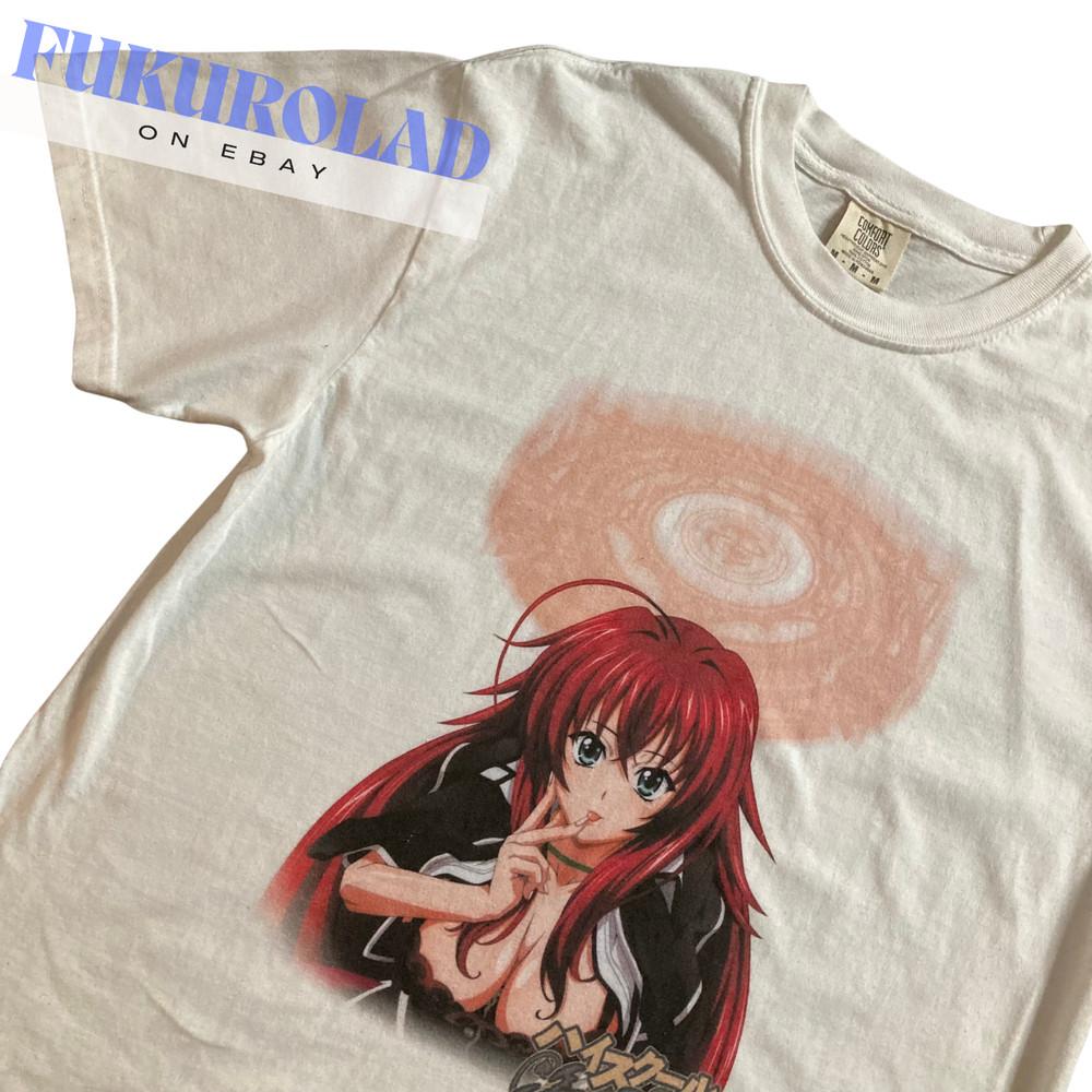 

HIGHSCHOOL DxD Rias Gremory Anime UNISEX T-Shirt Tops Tee - GILDAN - high quality print S