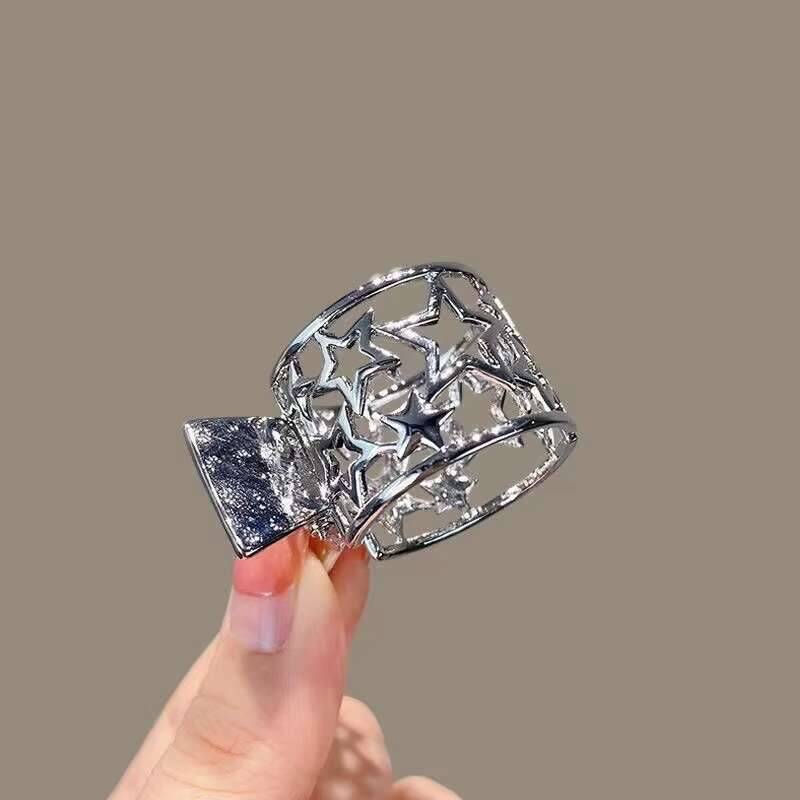 New Rhinestone Pearl Crab Hair Clip Women Fixed Ponytail Hairpin Holder Barrettes Y2k Girls Hair Accessories Claw Clip