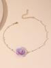 Fashionable Collarbone Chain, Niche Design, Rose-shaped Neck Ornament, Short Necklace, Elegant and Temperament