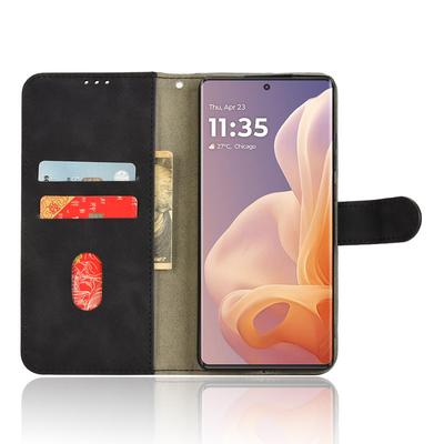 For Motorola Moto G85 5G/S50 Neo 5G Case Skin-Feel Leather Wallet Flip Anti-Drop Phone Cover