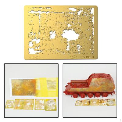 Brass Stencil Kit for DIY Model Painting and Crafting Projects