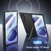 Skin Feel Solid Color PC Hinge Protect Case for For Samsung Galaxy Z Fold 8 Ultra Central Axis Stand Screen Film Anti-drop Cover