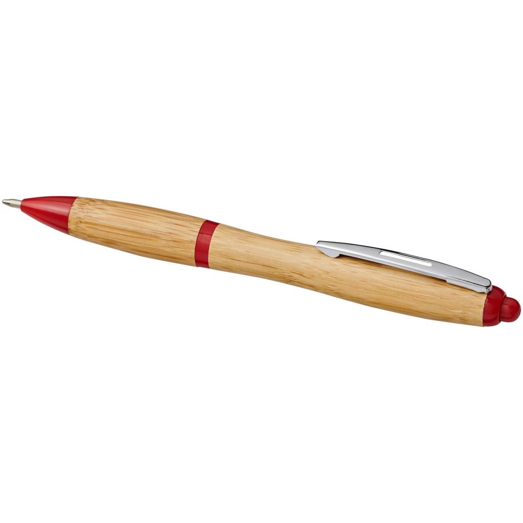Bamboo pen "Nash" (blue ink) Natural
