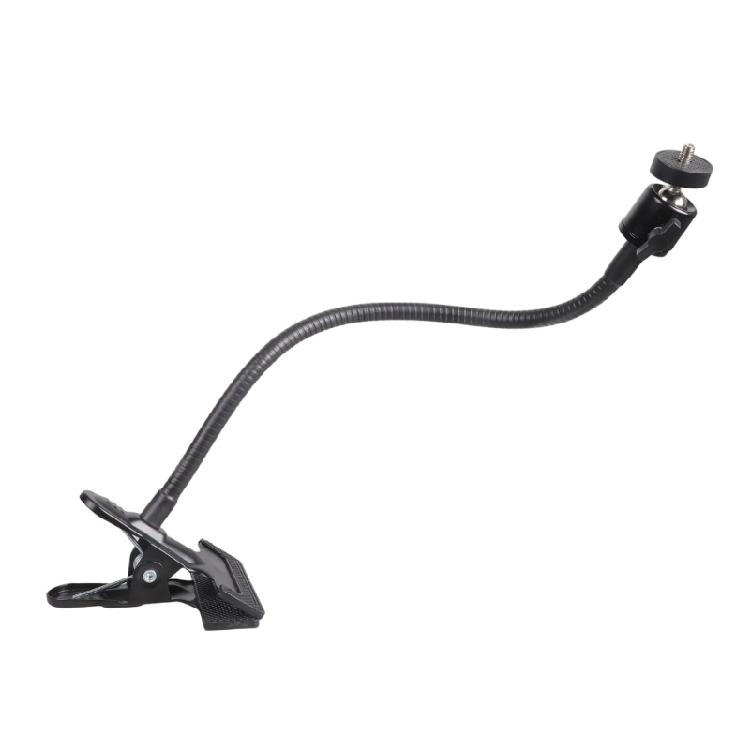 Versatiled Clamp Mount With Flexible Gooseneck Arm For Baby Monitors Sports Cameras And Smartphones 500g Capacity