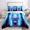 Skull Deadpool Duvet Cover Set 240x220 200x200 Twin Queen King Double Bed Linens Quilt Cover Big Hand Design
