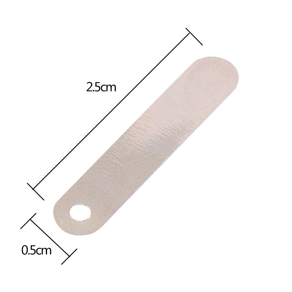 100pcs 2.5x0.5cm Solder Tab for Sub C 14500 18650 Rechargeable Battery Cell