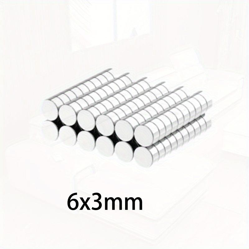 

20/50/100pcs 6x3 6mm Diameter x 3mm Thick Small Round Magnets - Disc Magnets for DIY, Models, Industrial, Home Use