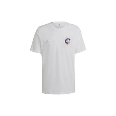 Bedrucktes Sport-T-Shirt mit Rundhalsausschnitt für Herren Tops Weiß HA0935