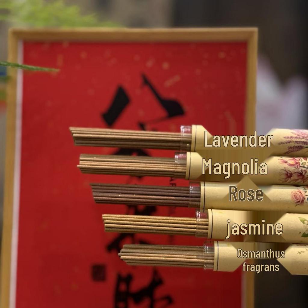 Natural Agarwood Incense Gift Box - Cultural & Creative Floral Scent Set for Home Use