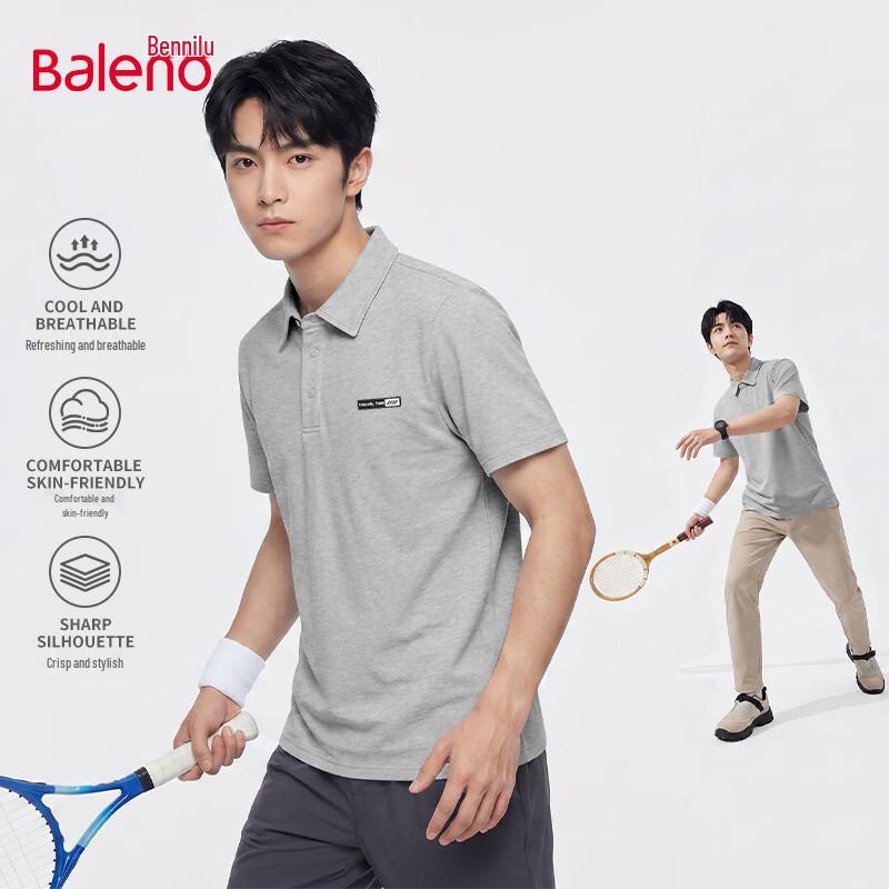 Baleno Men s Short Sleeve Polo Shirt L