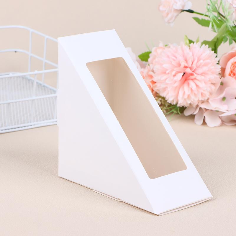 20 Stück Sandwich-Verpackungsbox Toast Backen Gebäck Verpackung Sandwich-Geschenkpapier-Boxen Papier Gebäck Brotbehälter