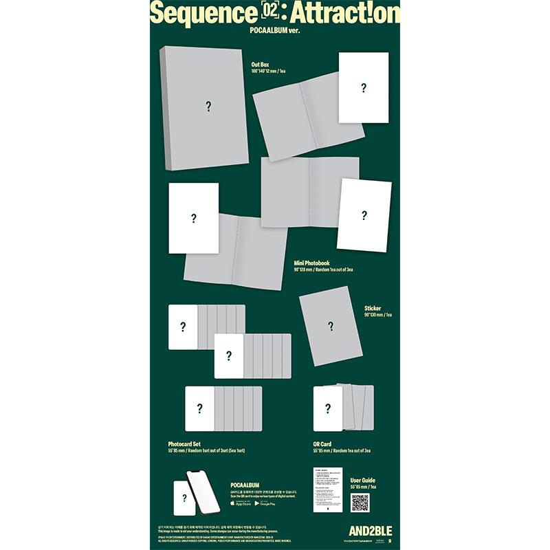 [Pre-order] AND2BLE -  2ND MINI ALBUM  [Sequence 02: Attraction] POCAALBUM ver.(Online Benefit)