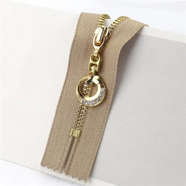 3Pc Meetee 15-70cm 3# Metal Zippers Auto Lock Zip for Clothes Purse Pocket Zipper Closures Repair Kit DIY Bag Sewing Accessories