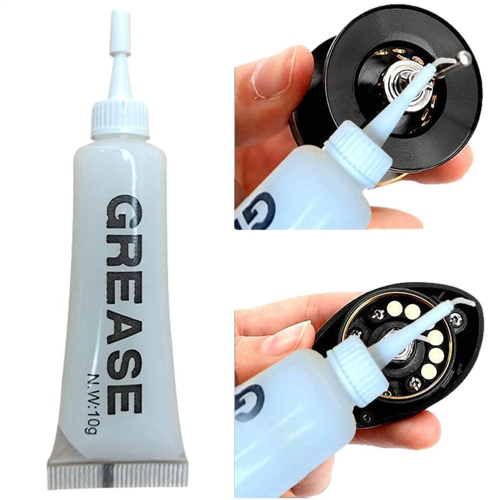 10g Fishing Reel Maintenance Grease Rust-Resistant and Durable Gear Protective Grease Fishing Accessories Kit for Freshwater