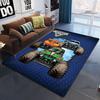 Square Flannel Monster Truck Carpet Thrill Game Monster Jam Decorative Floor Mats Modern Home Living Room Rugs Bedroom Carpet