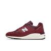 Horween Leather Co. x 990v2 Wyprodukowane w USA Bordowe Męskie Sneakersy Czerwone M990BTA2