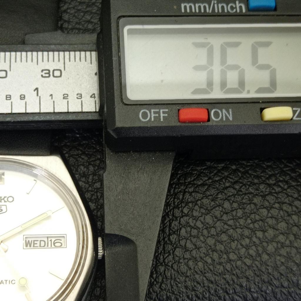 AUTOMATIC 6309A VINTAGE SEIKO 5 JAPAN MENS SILVER COLOR DIAL WATCH A701516-5 R206b-a701516