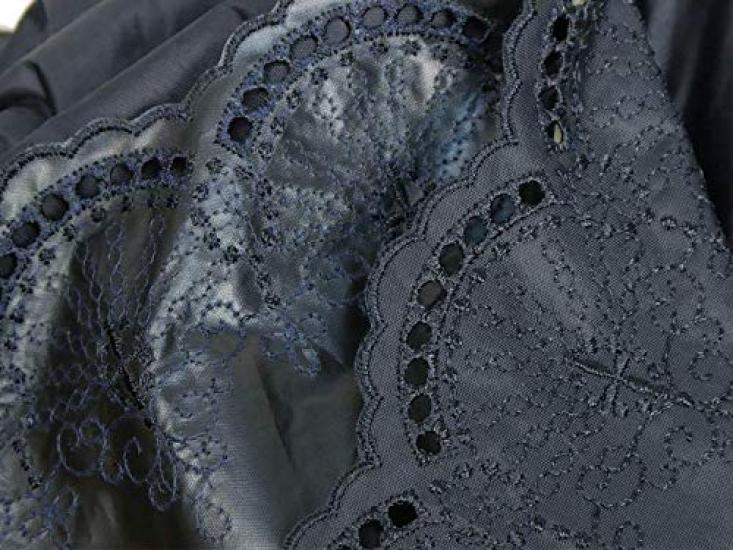 Nouvel Japonais Folding Sun and Rain UV Oriental Embroidery Parasol, Protection, Protection, (Navy)