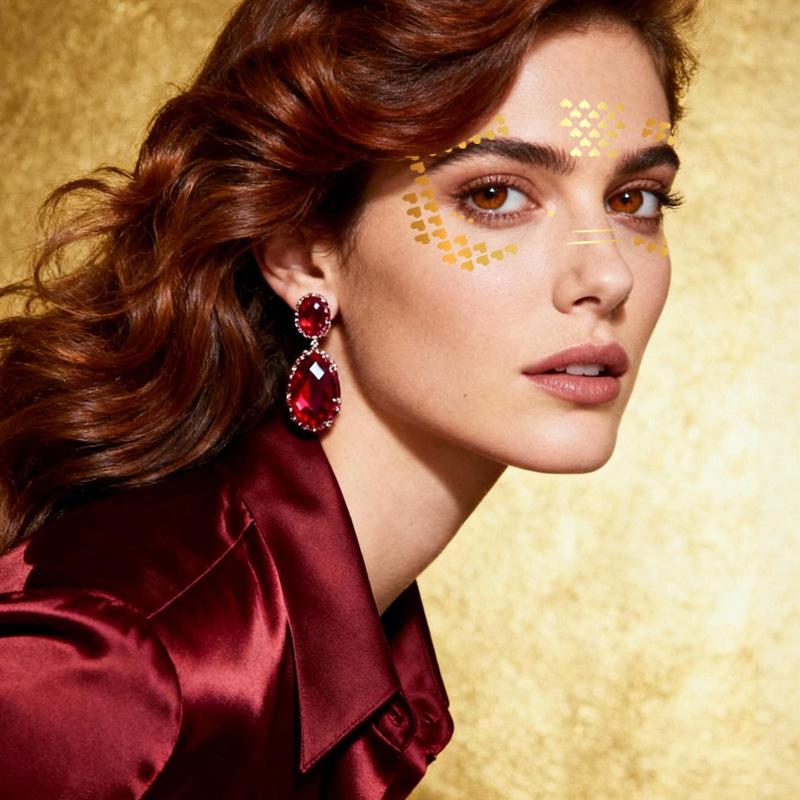 New Style Waterproof & Sweatproof Face Tattoo Stickers for Makeup