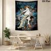 Name Custom Death Note Anime Wall Tapestry Aesthetic Wall Hanging Printed Fabric Blanket Decorative Tapestries for Bedroom Living Room Home Decor
