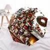 1pc Christmas Cats Automatic Open/Close Folding Umbrella - Compact 8-Rib Design, Daily Use, Perfect Gift for Friends & Family yy251124192