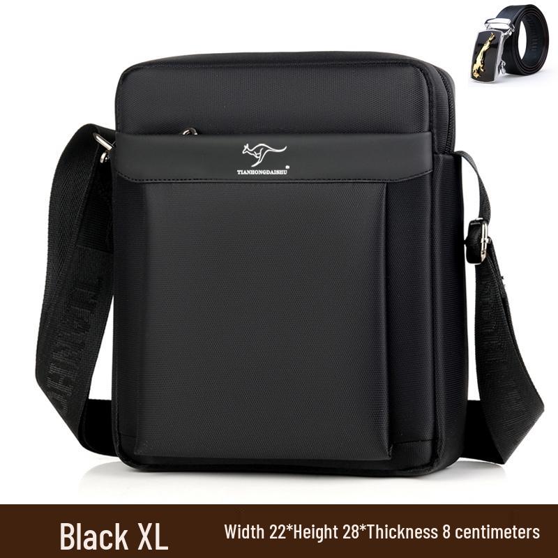 Men's Single Shoulder Crossbody Canvas Bag, New 2025 Oxford Commuting Backpack, Compact Personal Portable Bag