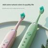 Vibration Soft-bristled Toothbrush Flusher, Rechargeable Automatic Ultrasonic Adult Household Electric Toothbrush