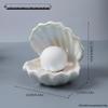 Pearl Shell Jewelry Box Night Light: Ceramic Décor for Bedrooms & Fish Tanks