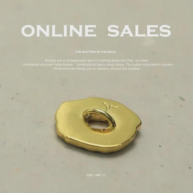 Modna tweedowa marynarka Yi Sen z metalowymi guzikami w kształcie pączków