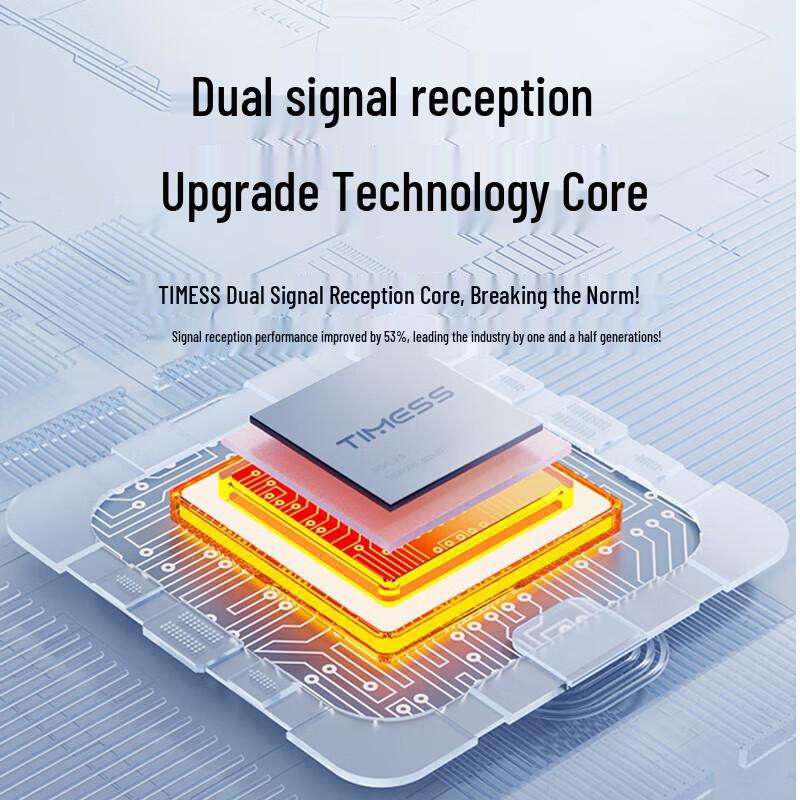 Timess Radio-Controlled Wall Clock with Perpetual Calendar