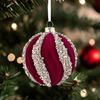 12 Pcs Glittering Christmas Ornament Ball Christmas Ball Decorative Ball for Holiday Wedding Party Decoration