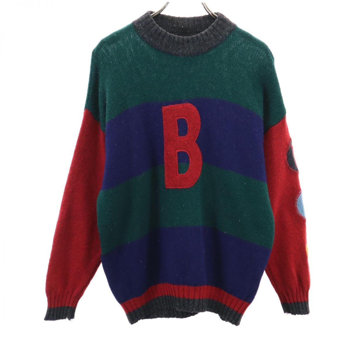 

UNITED COLORS OF BENETTON 90s Made in Italy Old Long sleeve sweater knit Men s Used