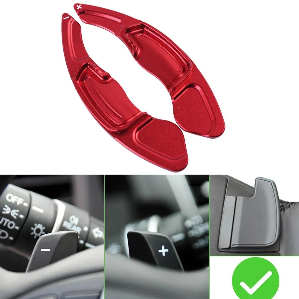 Car Steering Wheel Paddle Shifter Extension For Acura TLX ILX TSX MDX RDX Honda Accord 8th Gen Odyssey Aluminum DSG Stickers