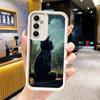 Phone Case for Samsung Galaxy S26 S25 Ultra S24 FE Healing Sense Cat Rain Shell S23 Plus S22 + S21 S20 5G Soft Silicone Funda