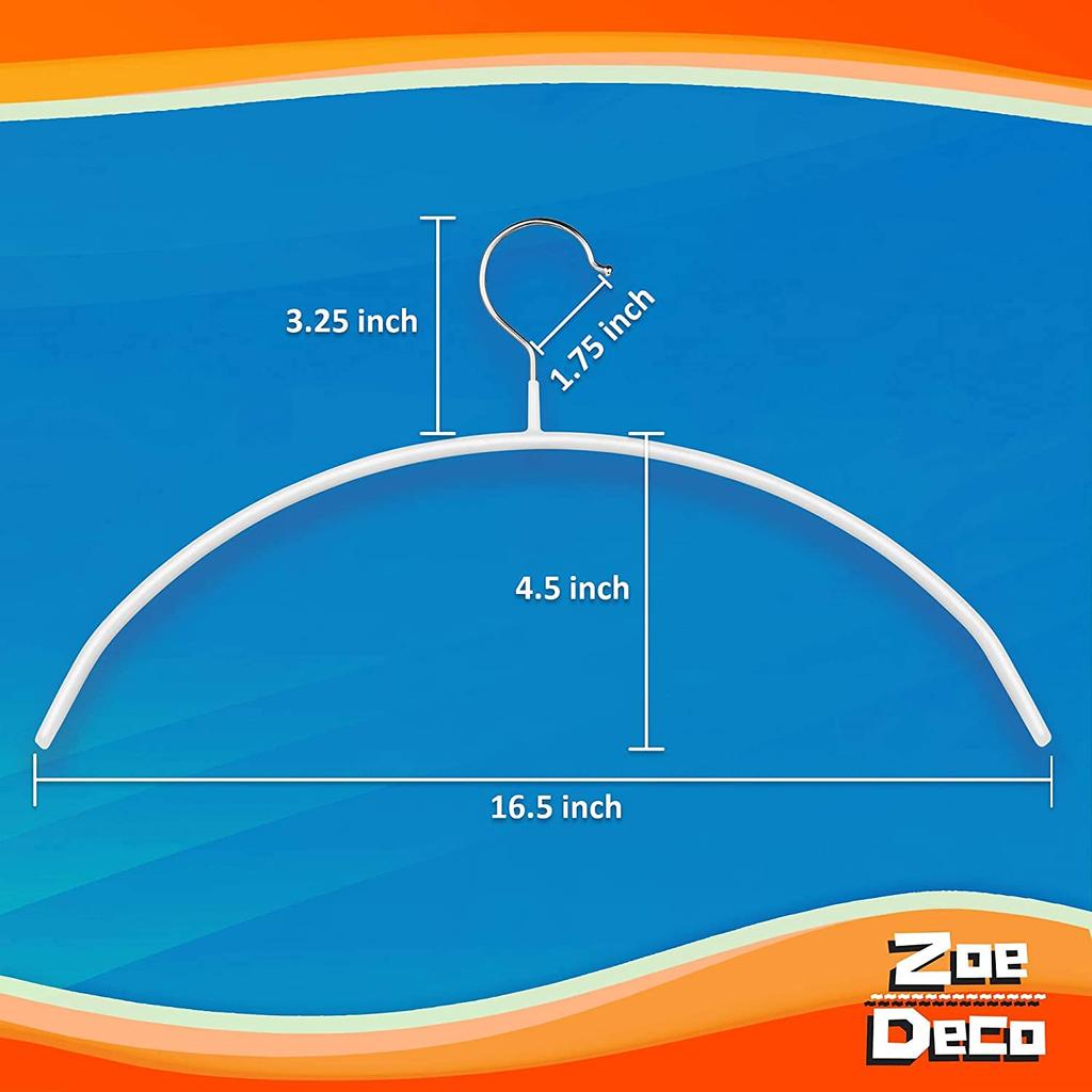 10 Pack Non-Slip No Shoulder Bumps Clothes Hangers with Grippy Coating, Steel Sweater Hangers, Slip-Reducing Shirt Hangers