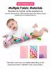 Musical Caterpillar Baby Rattle Soft Plush Toy Interactive Sensory Educational Gift for Newborn Toddler