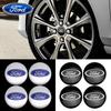 Car Sticker Ford Car Styling Aluminum Wheel Hub Caps Sticker Emblem Decoration For Ford Mondeo Fiesta Ecosport Mustang Focus 2 3