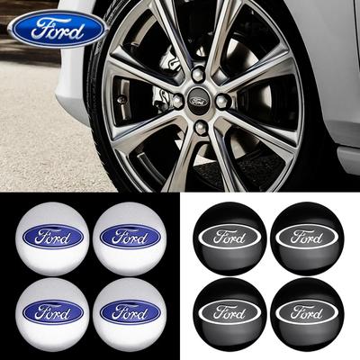 Autoaufkleber Ford Autostyling Aluminiumfelgenkappen Aufkleber Emblem Dekoration Für Ford Mondeo Fiesta Ecosport Mustang Focus 2 3