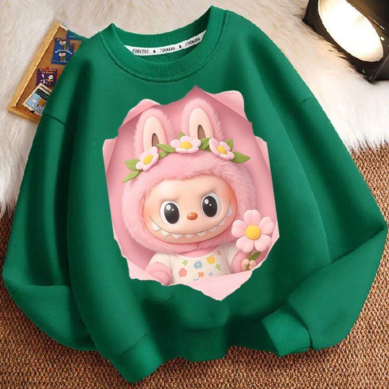 

Детские повседневные и милые худи, худи свободного кроя с длинными рукавами для мальчиков и девочек на весну и осень 160