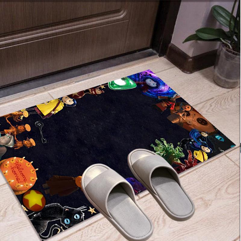 Coraline Pattern Rug, Indoor/Outdoor Mat, for Picnic, Gameroom, Bedroom, Office, Living Room, Home Decor Carpet, Birthday Gift